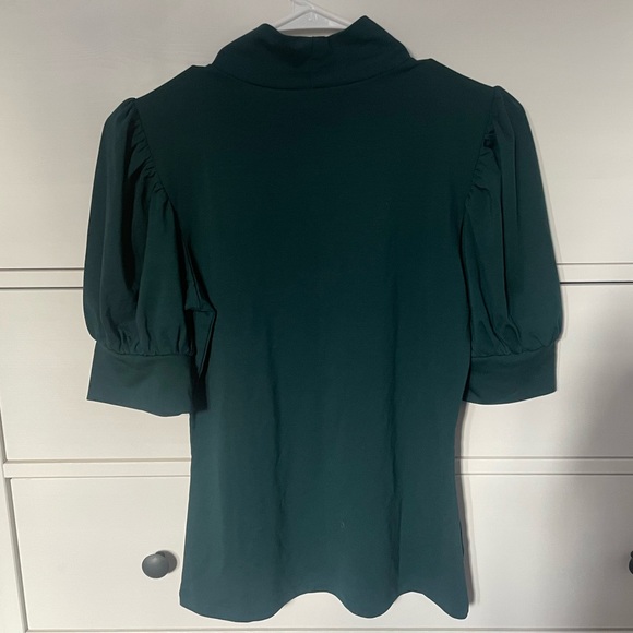 Ann Taylor Puff Sleeve Mockneck Top - Picture 5 of 7